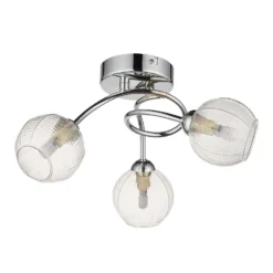 Tatton 3 Light Semi Flush Ceiling Light - Chrome -None || EGLO || Energizer Sales 13645375 5784942855405710