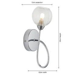 Tatton Wall Lamp - Chrome -None || EGLO || Energizer Sales 13645376 4654942855477224