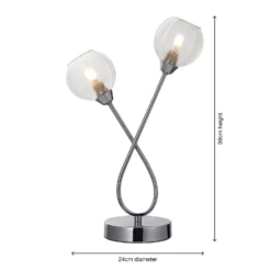Tatton Table Lamp - Chrome -None || EGLO || Energizer Sales 13645377 6954942855536141