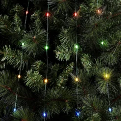 200 Multicoloured Dew Drop LED Christmas Tree Net Light (10 Strands) - Colour Changing