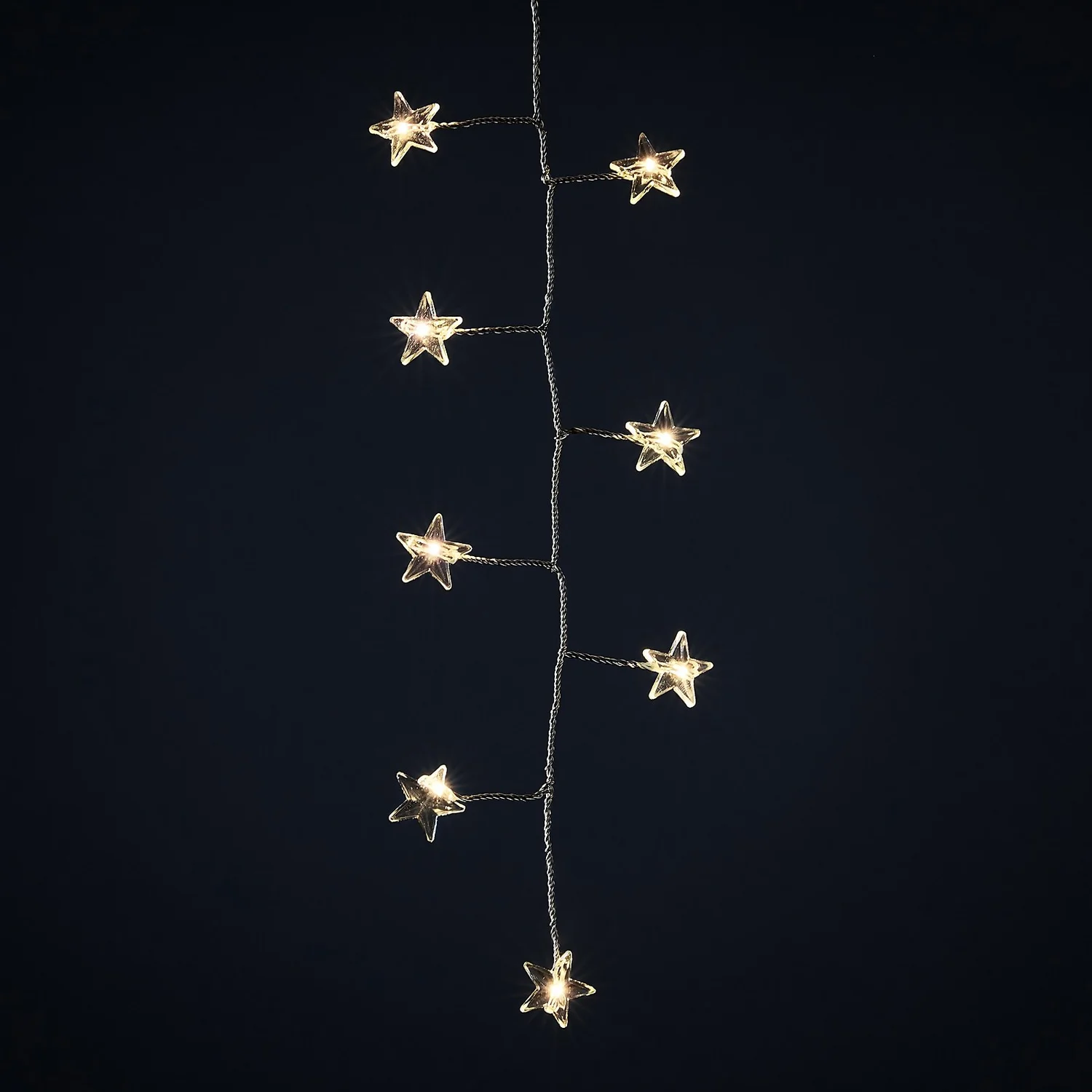 180 LED Star Silver Copper Wire Cluster Christmas Lights - Warm White 2 180 LED Star Silver Copper Wire Cluster Christmas Lights - Warm White - Image 2