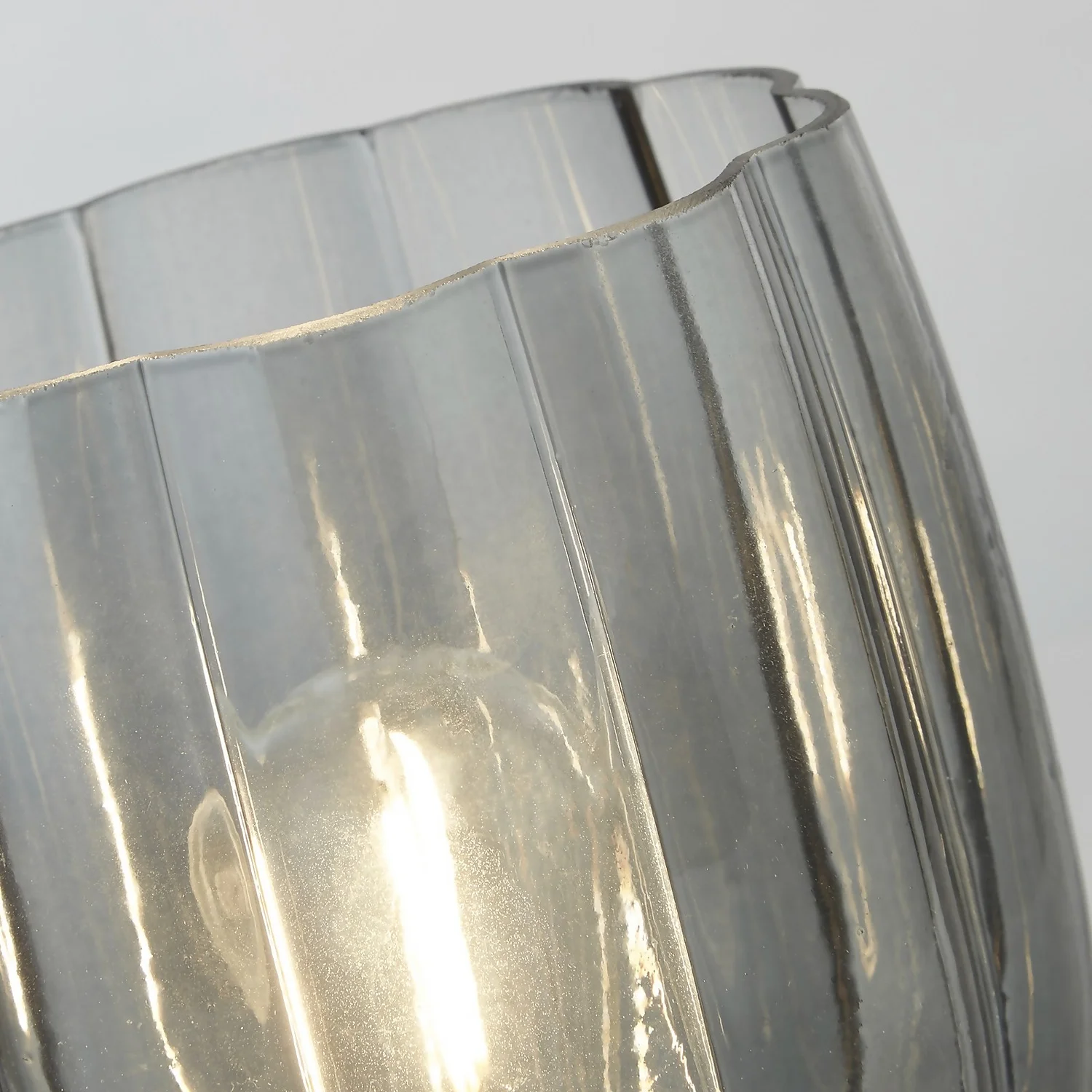 Olivia Battery Powered Table Lamp - Smoke 4 Olivia Battery Powered Table Lamp - Smoke - Image 4