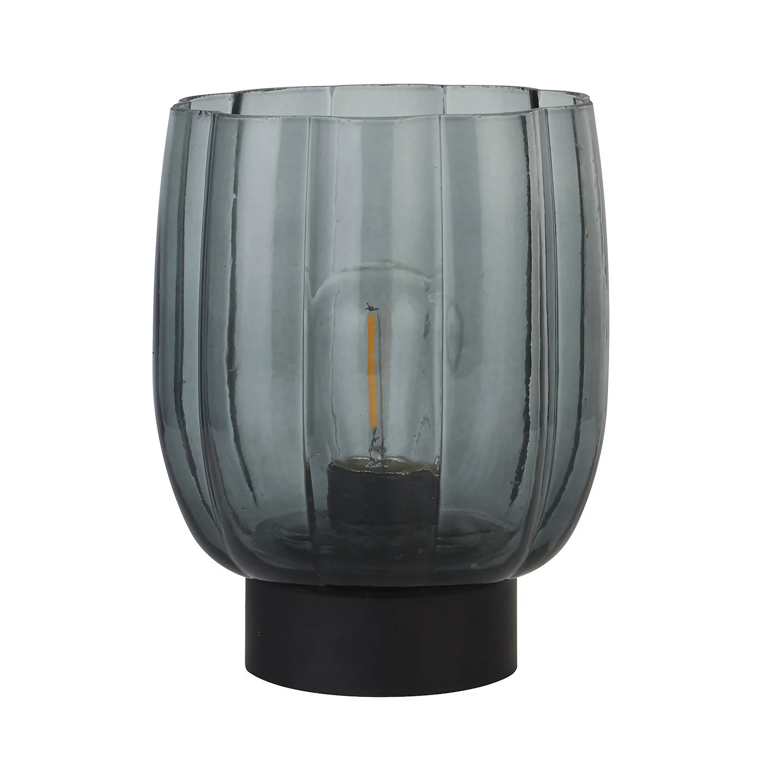 Olivia Battery Powered Table Lamp - Smoke 3 Olivia Battery Powered Table Lamp - Smoke - Image 3