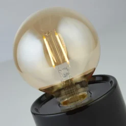 Elle Battery Powered Table Lamp - Black & White -None || EGLO || Energizer Sales 13764009 1444980119902308