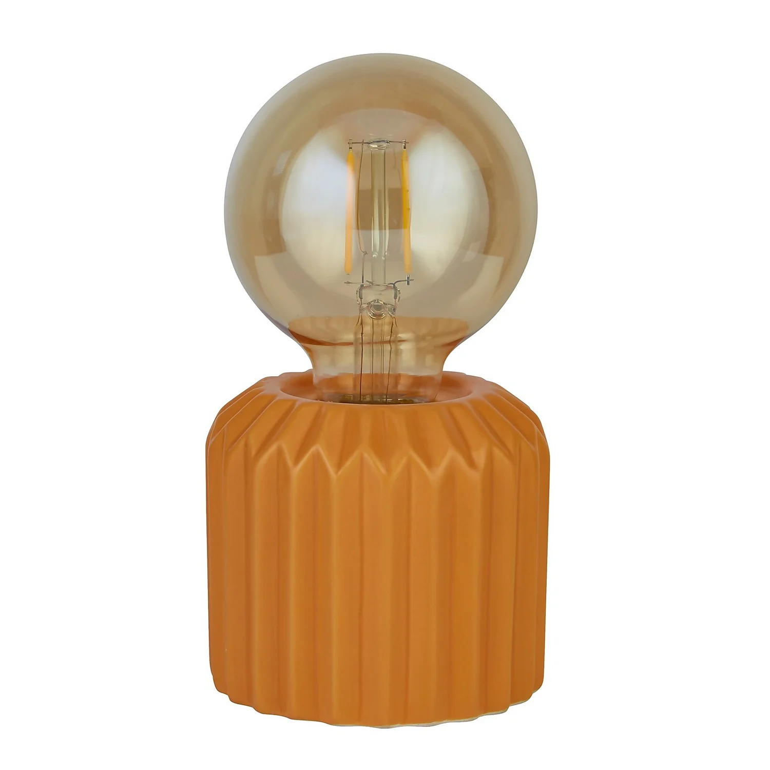Elle Battery Powered Table Lamp - Orange 3 Elle Battery Powered Table Lamp - Orange - Image 3