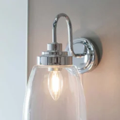 Ashbury Bathroom Wall Light - Chrome -None || EGLO || Energizer Sales 13794231 1624957105006686