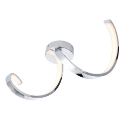 Astral Bathroom Semi Flush Light - Chrome -None || EGLO || Energizer Sales 13794232 1874957104696975