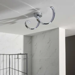 Astral Bathroom Semi Flush Light - Chrome -None || EGLO || Energizer Sales 13794232 3634957104824745