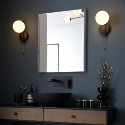 Hawkhill Bathroom Wall Light - Black 14 Hawkhill Bathroom Wall Light - Black -None || EGLO || Energizer Sales 13794233 2074957104922236