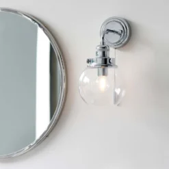 Cheswick Bathroom Wall Light - Chrome -None || EGLO || Energizer Sales 13794235 1814957104101949