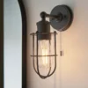 Portmore Bathroom Wall Light - Black