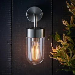 North Outdoor Wall Light - Stainless Steel 11 North Outdoor Wall Light - Stainless Steel -None || EGLO || Energizer Sales 13794241 9444957104596661