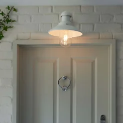 Hereford Outdoor Wall Light - White 12 Hereford Outdoor Wall Light - White -None || EGLO || Energizer Sales 13794244 1004957104432615