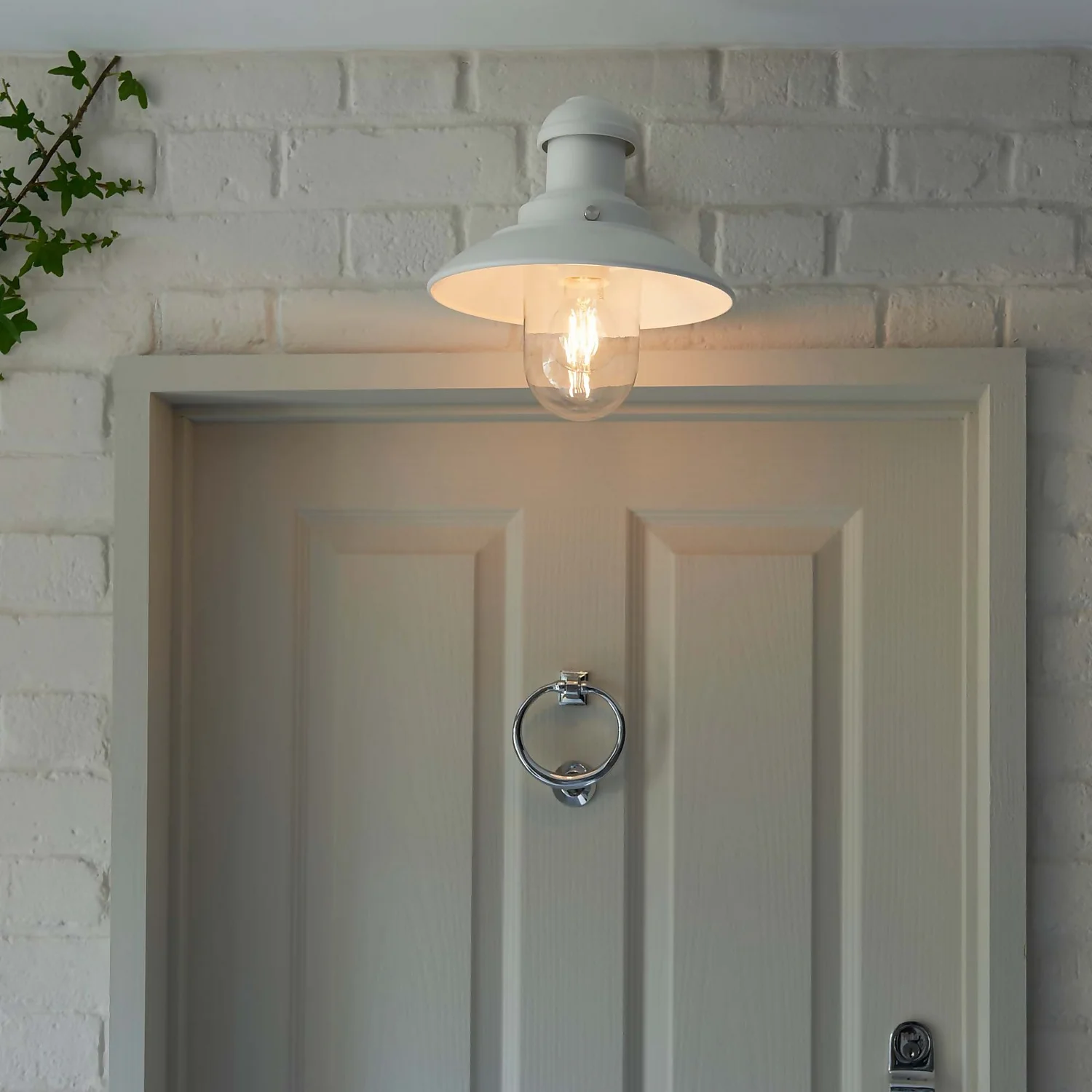 Hereford Outdoor Wall Light - White 6 Hereford Outdoor Wall Light - White - Image 6