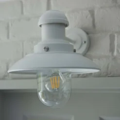 Hereford Outdoor Wall Light - White 9 Hereford Outdoor Wall Light - White -None || EGLO || Energizer Sales 13794244 9174957104316596