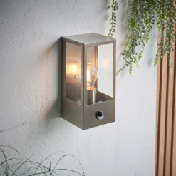Oxford PIR Outdoor Wall Light - Stainless Steel -None || EGLO || Energizer Sales 13794245 1244957105406601