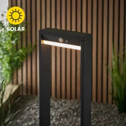 Dannah 50cm Photocell & PIR Solar Outdoor Floor Light - Black 10 Dannah 50cm Photocell & PIR Solar Outdoor Floor Light - Black -None || EGLO || Energizer Sales 13794248 1014957105552293