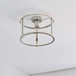 Hopton Flush Light - Nickel -None || EGLO || Energizer Sales 13794256 1994957105751154