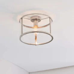 Hopton Flush Light - Nickel -None || EGLO || Energizer Sales 13794256 6354957105693470