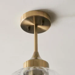 Addington Semi Flush Light - Brass -None || EGLO || Energizer Sales 13794259 1204957104426396