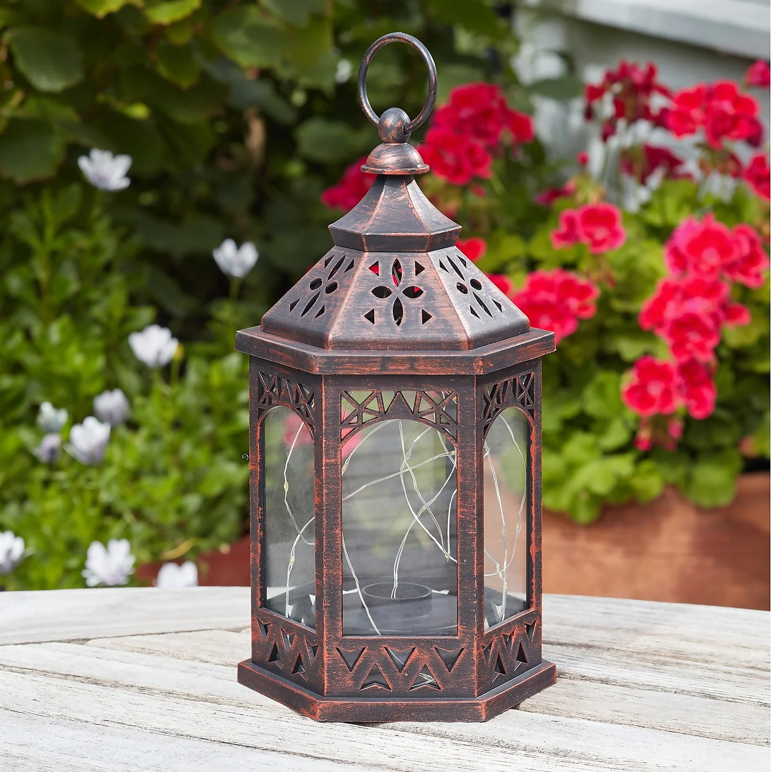 Firefly Moroccan Bronze Lantern 3 Firefly Moroccan Bronze Lantern - Image 3