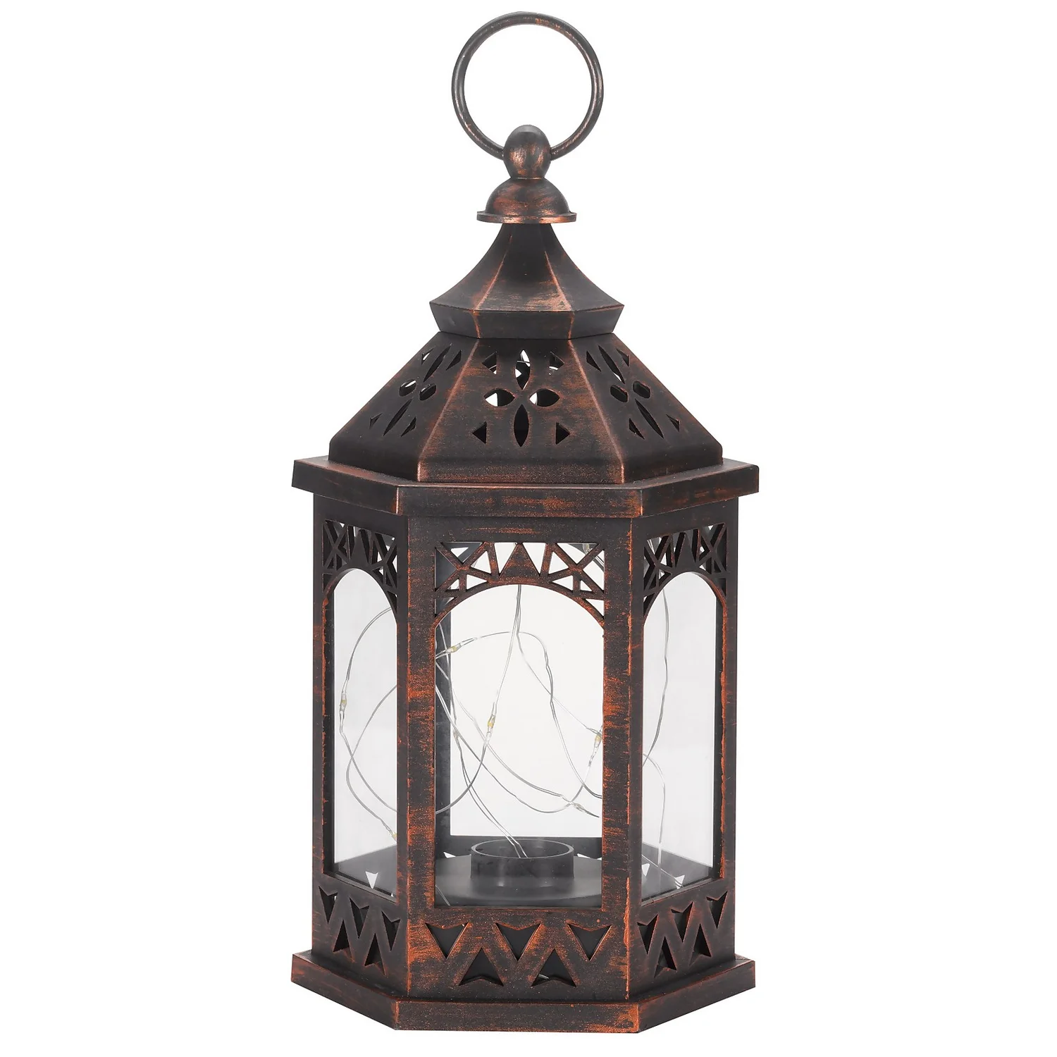 Firefly Moroccan Bronze Lantern 2 Firefly Moroccan Bronze Lantern - Image 2