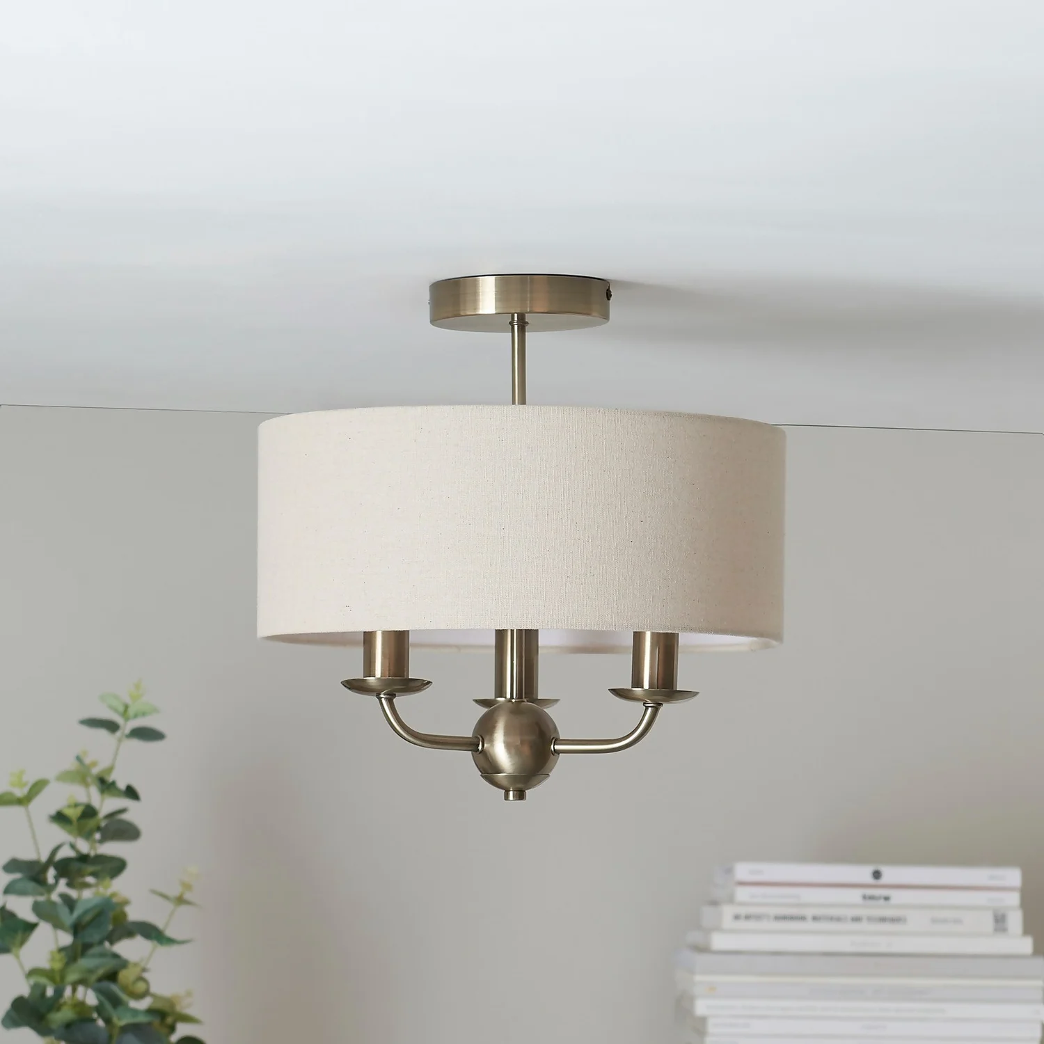 Chippenham 3 Light Flush Ceiling Light 5 Chippenham 3 Light Flush Ceiling Light - Image 5