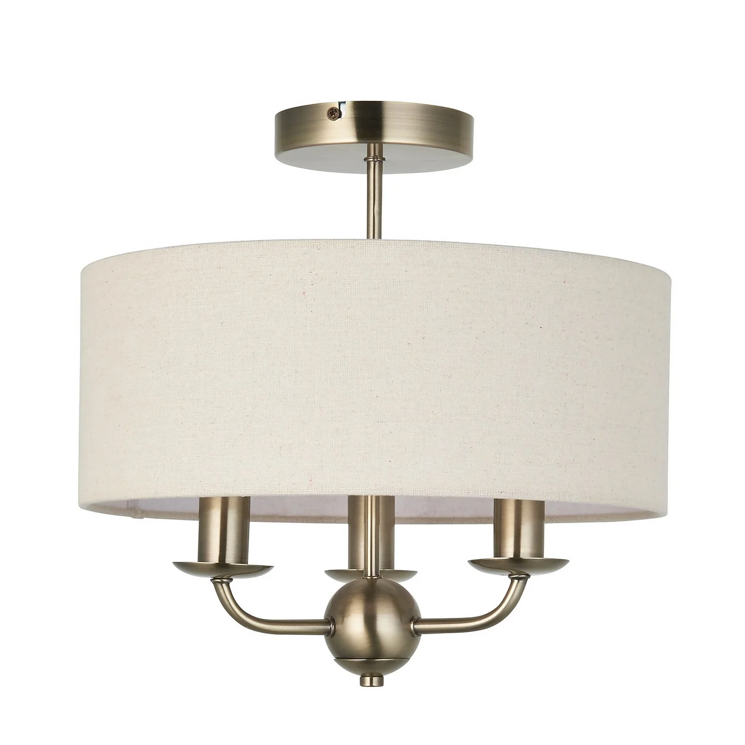 Chippenham 3 Light Flush Ceiling Light 3 Chippenham 3 Light Flush Ceiling Light - Image 3