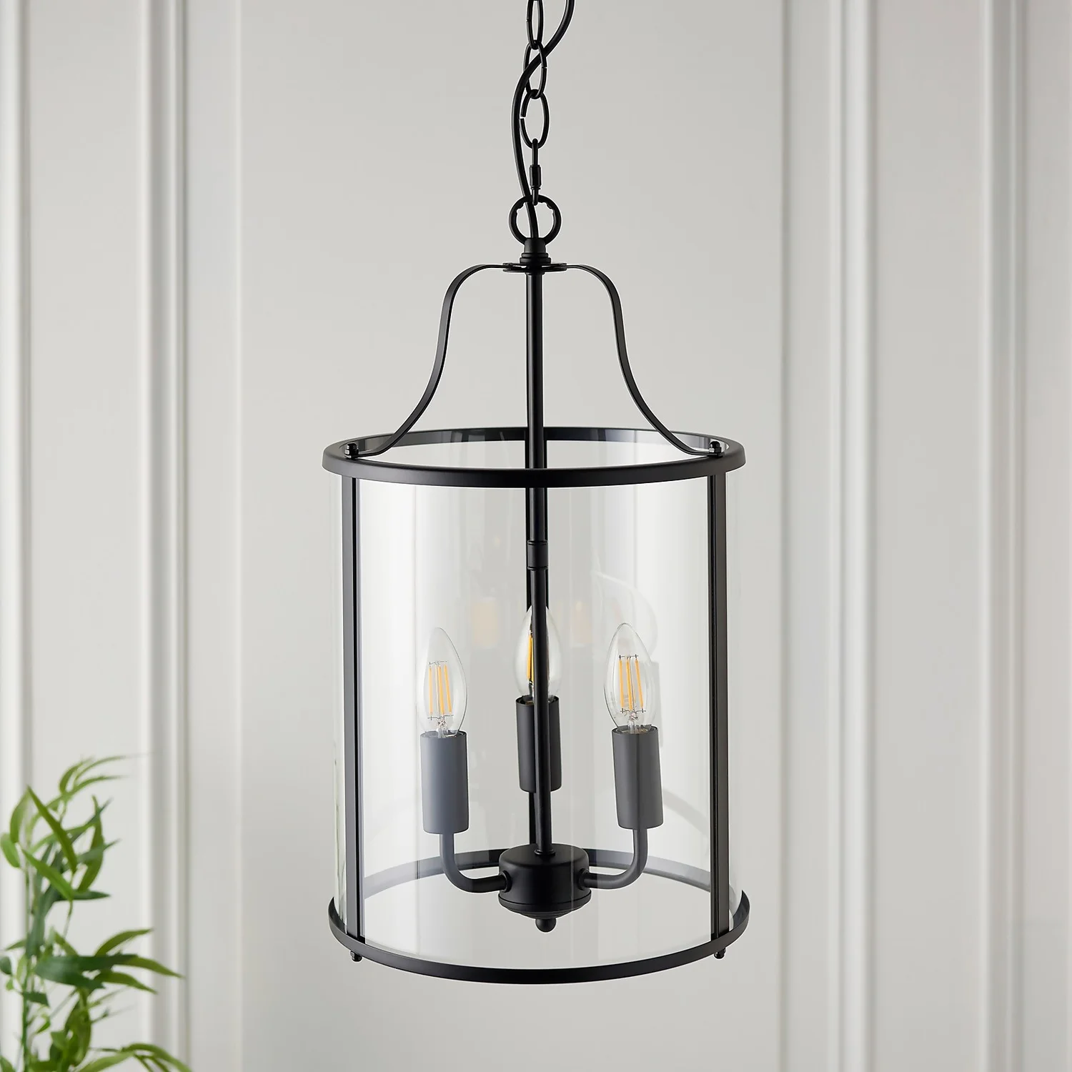 Chester 3 Light Pendant - Black 5 Chester 3 Light Pendant - Black - Image 5
