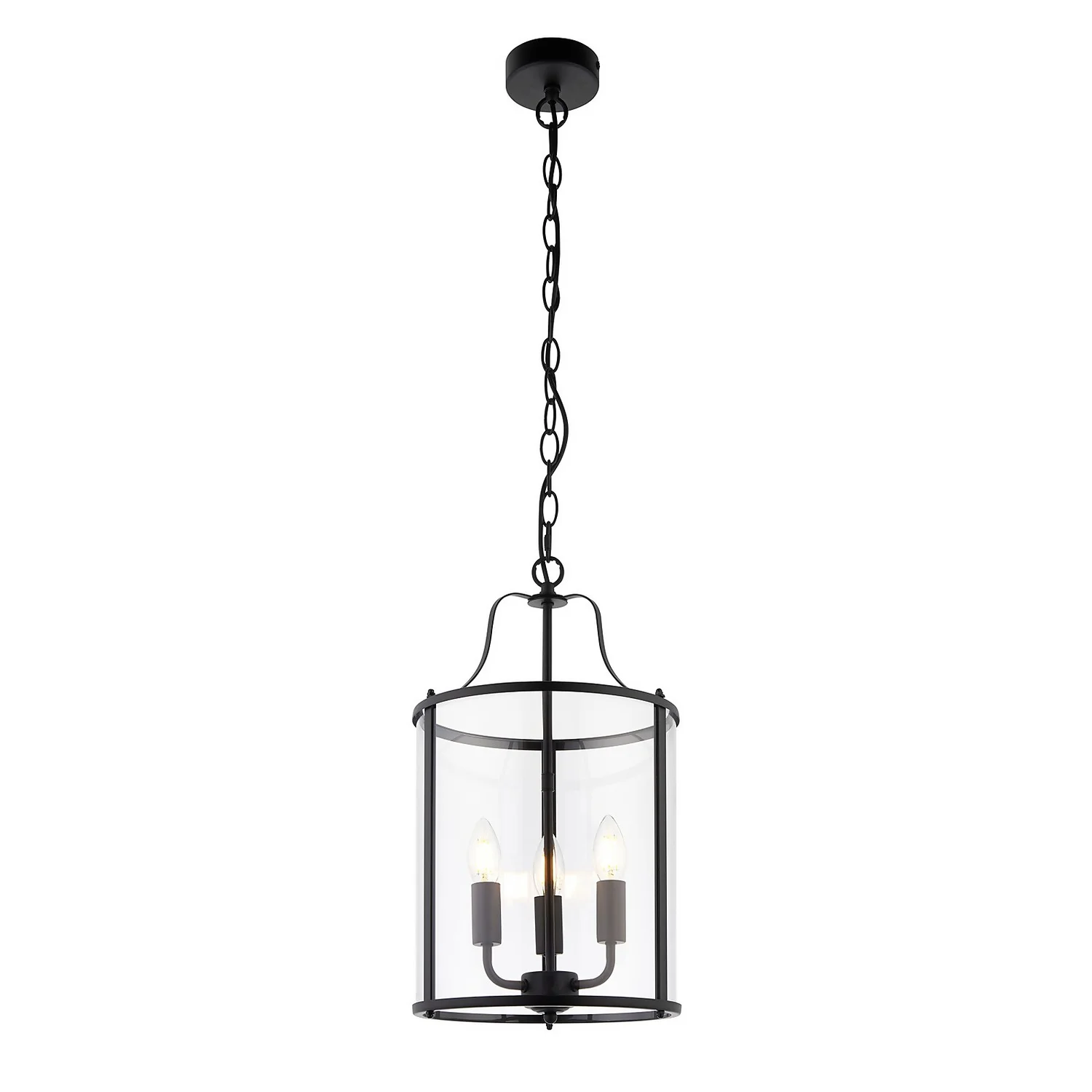 Chester 3 Light Pendant - Black 2 Chester 3 Light Pendant - Black - Image 2