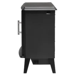 Dimplex Bari Optiflame® Freestanding Electric Stove With Realistic Log Bed & LED Flame Effect - Black -None || EGLO || Energizer Sales 13882947 4694971310866174