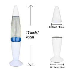 White & Blue Classic Lava Lamp -None || EGLO || Energizer Sales 13892606 1944998573049095