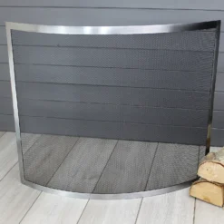 Curved Pewter Effect Fire Screen -None || EGLO || Energizer Sales 13898074 1834989749097198