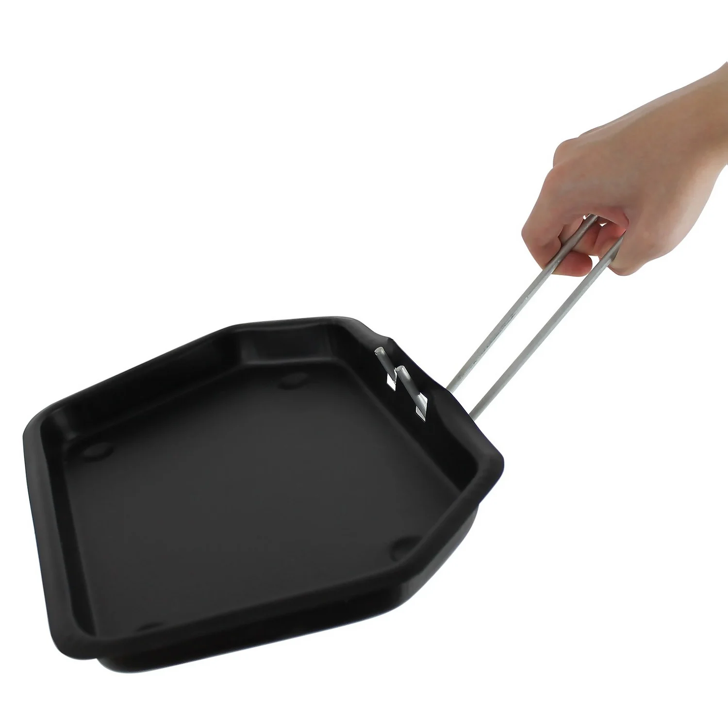 Fireplace Ash Pan And Handle - Black 2 Fireplace Ash Pan And Handle - Black - Image 2