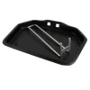 Fireplace Ash Pan And Handle - Black