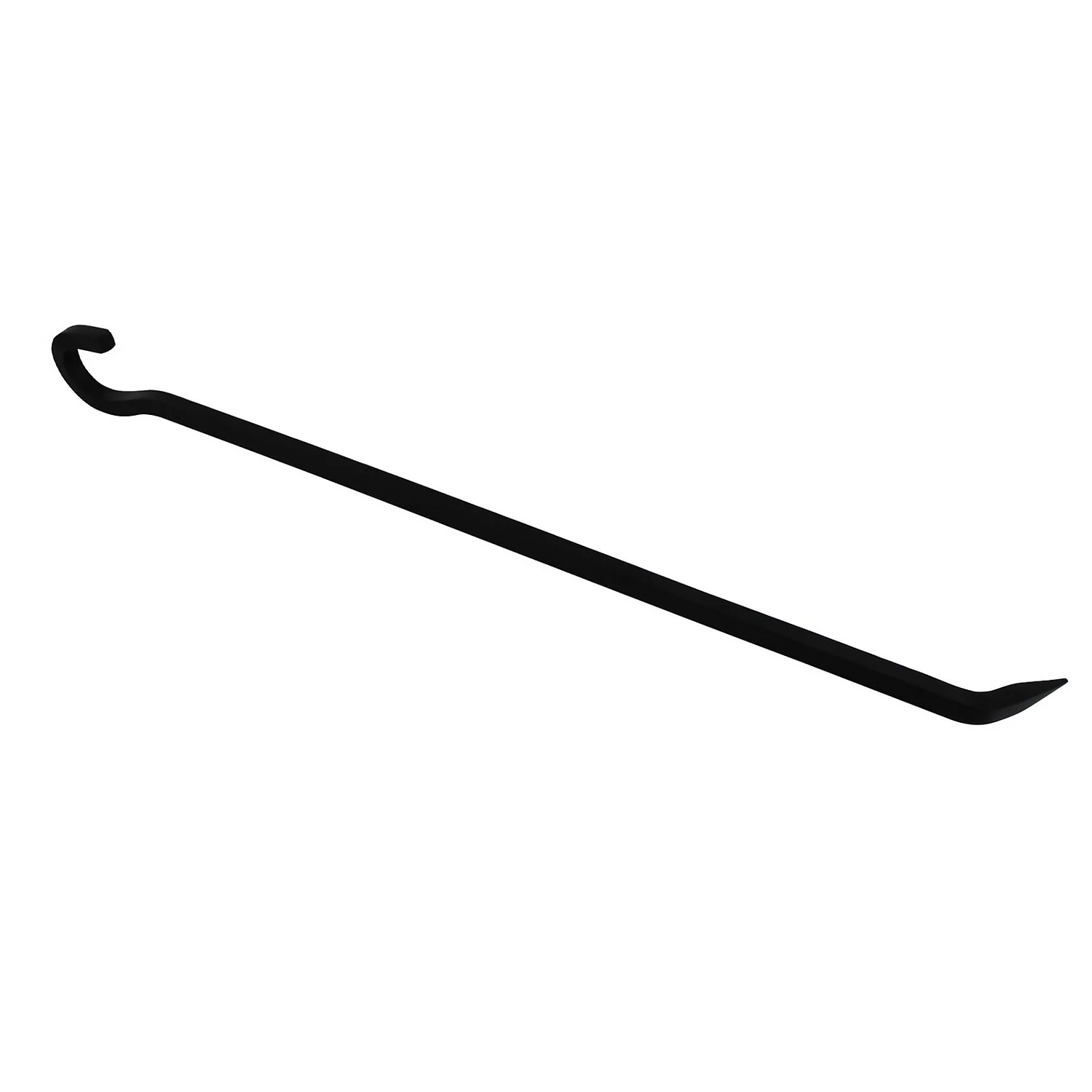 Metal Long Handle Fire Poker Tool - Black 2 Metal Long Handle Fire Poker Tool - Black - Image 2