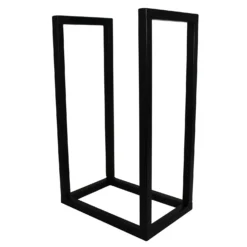Contemporary Square Log Store & Rack - Black 6 Contemporary Square Log Store & Rack - Black -None || EGLO || Energizer Sales 13898119 3104989748809855