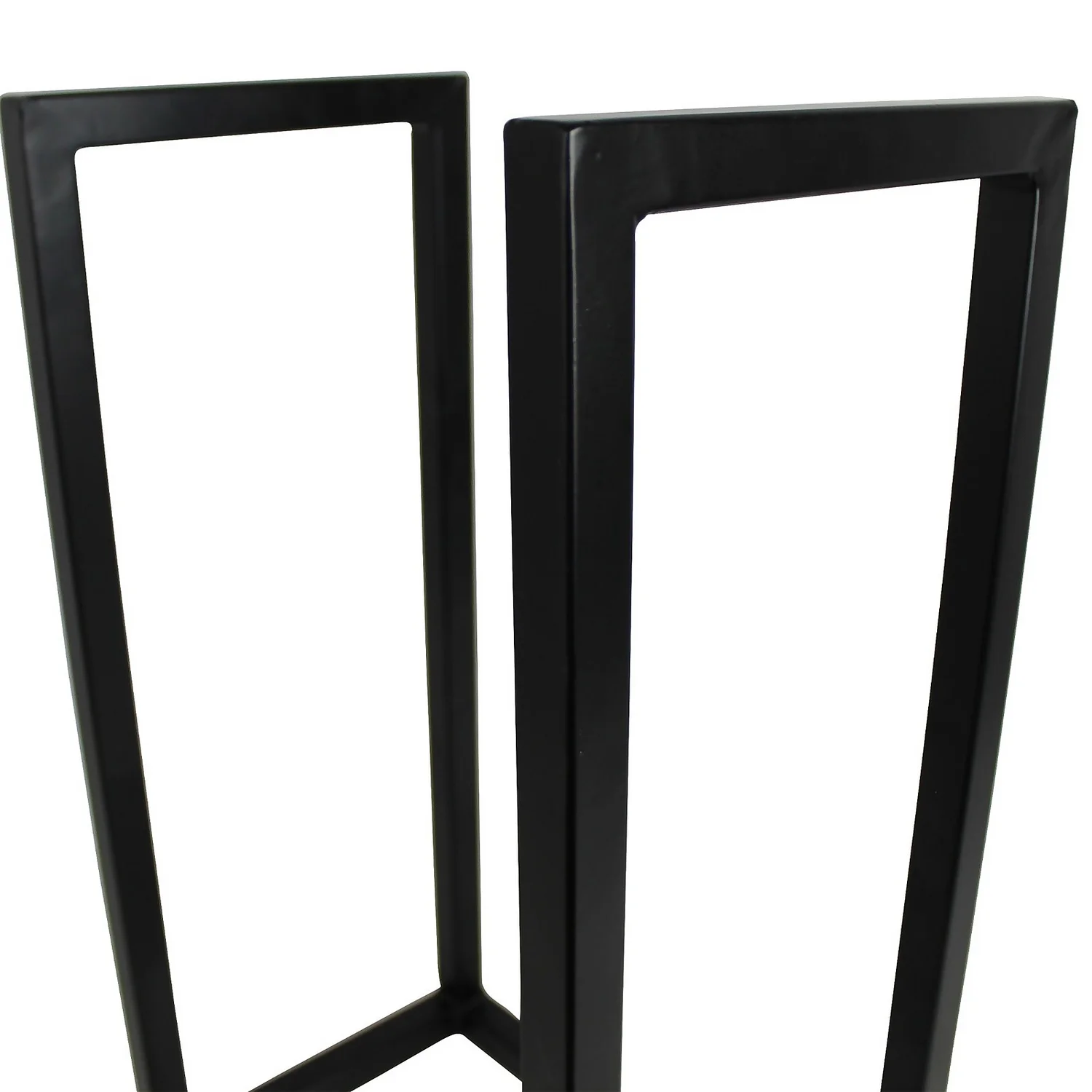 Contemporary Square Log Store & Rack - Black 4 Contemporary Square Log Store & Rack - Black - Image 4