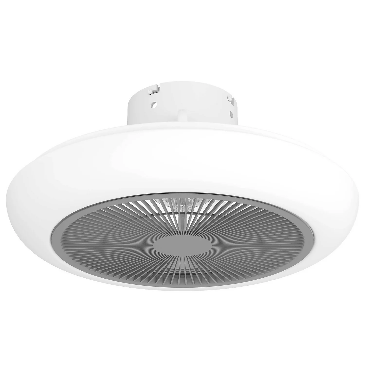 EGLO Sayulita Ceiling Light With Fan - White & Silver 2 EGLO Sayulita Ceiling Light With Fan - White & Silver - Image 2