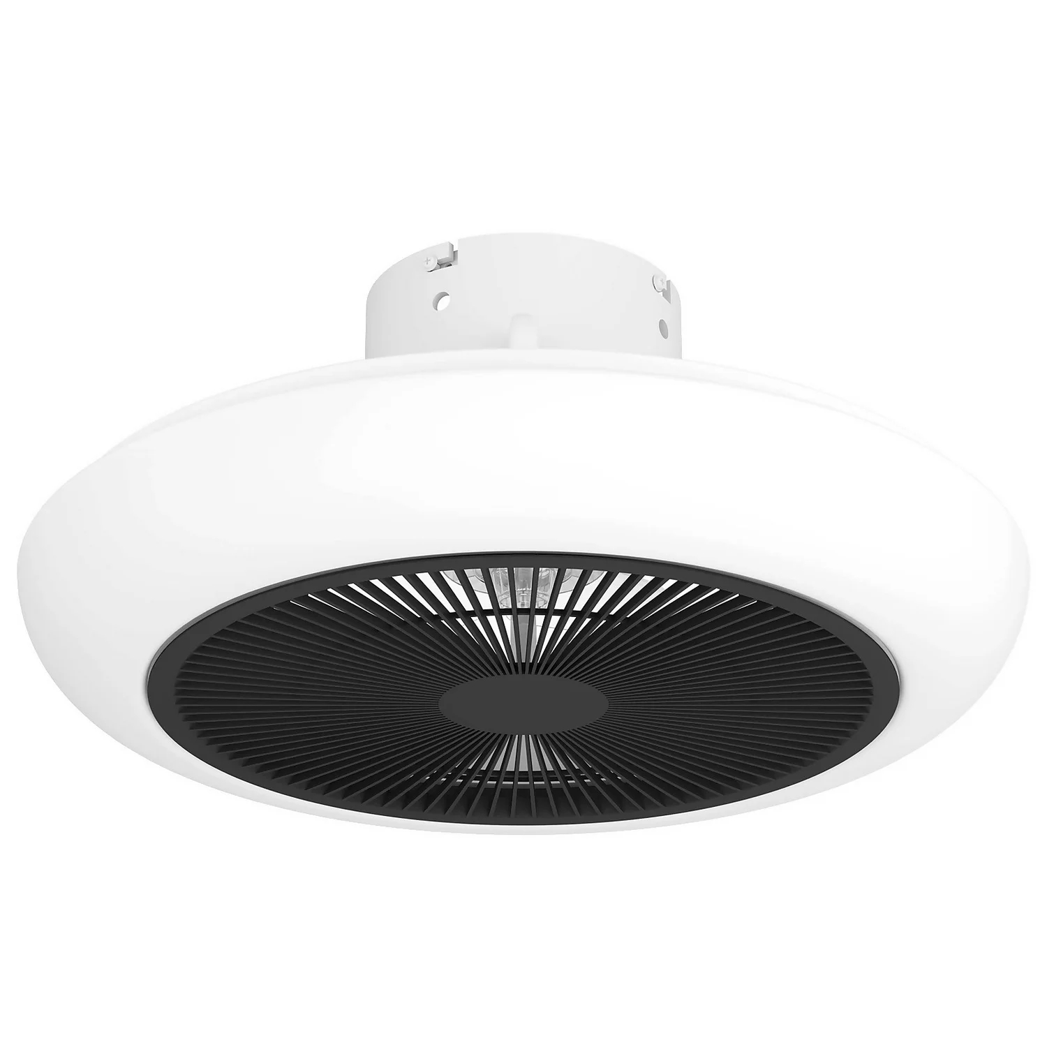 EGLO Sayulita Ceiling Light With Fan - White & Black 2 EGLO Sayulita Ceiling Light With Fan - White & Black - Image 2