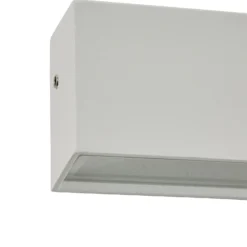Cannes 10w Outdoor LED Linear Wall Light (IP54) - White 8 Cannes 10w Outdoor LED Linear Wall Light (IP54) - White -None || EGLO || Energizer Sales 13924359 3314980107769291