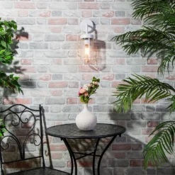 Kew Curved Arm E27 Outdoor Wall Light - Ivory 9 Kew Curved Arm E27 Outdoor Wall Light - Ivory -None || EGLO || Energizer Sales 13924366 5944980108291303