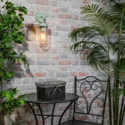 Kew Curved Arm E27 Outdoor Wall Light - Mint 9 Kew Curved Arm E27 Outdoor Wall Light - Mint -None || EGLO || Energizer Sales 13924367 1554981979588862