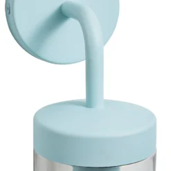 Kew Curved Arm E27 Outdoor Wall Light - Pale Blue -None || EGLO || Energizer Sales 13924368 1414980108070344