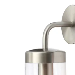 Kew Curved Arm E27 Outdoor Wall Light - Stainless Steel -None || EGLO || Energizer Sales 13924369 2474980108170073