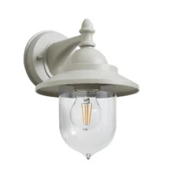 Leek Mini Fisherman's Outdoor Lantern - Dove Grey -None || EGLO || Energizer Sales 13924370 6604980108449757