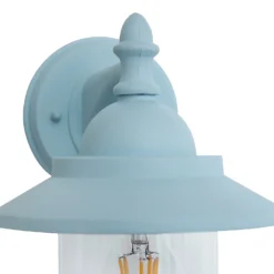 Leek Mini Fisherman's Outdoor Lantern - Pale Blue -None || EGLO || Energizer Sales 13924373 1904980108100956