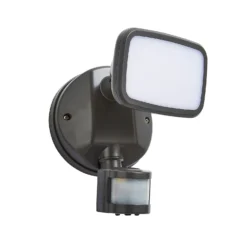 Lynn LED Outdoor Floodlight With PIR Sensor (IP65) - Dark Grey -None || EGLO || Energizer Sales 13924380 1354980108730776