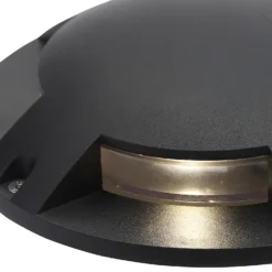 Scout 3 Light Outdoor LED Surface Mount Ground Light (IP67) - Black -None || EGLO || Energizer Sales 13924384 1294980109578585