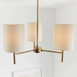 Kari 3 Light Semi Flush Ceiling Light - Brass -None || EGLO || Energizer Sales 13938479 6714981960523205
